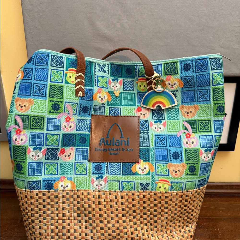 Disney Aulani Blue and Green Tote Bag